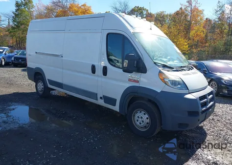 2017 Ram Promaster 2500 High Roof 159 Wb z USA, uszkodzony, nr VIN 3C6TRVDG2HE503305